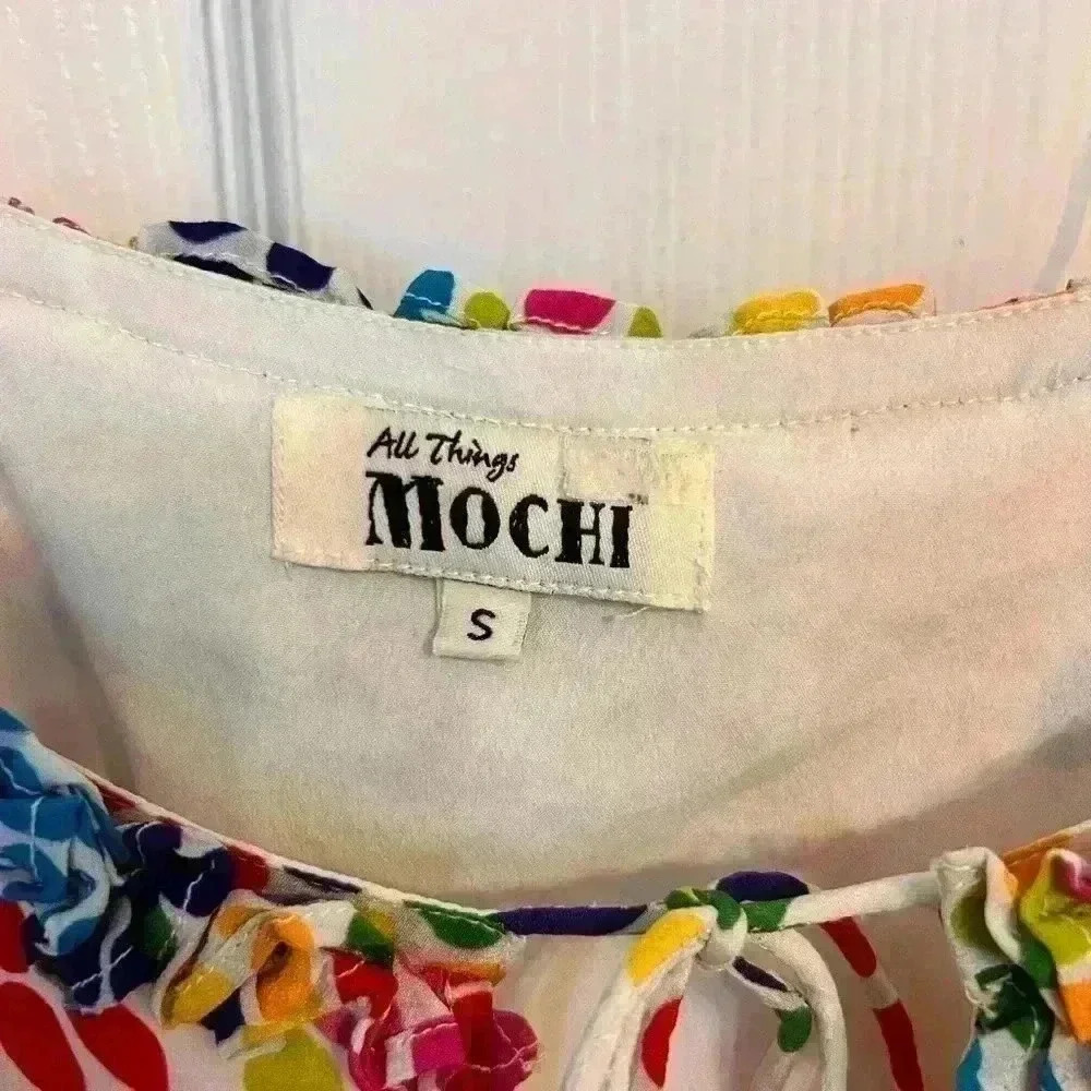 All Things Mochi Dress Blessica Sleeveless Yellow Size S - Picture 3 of 5